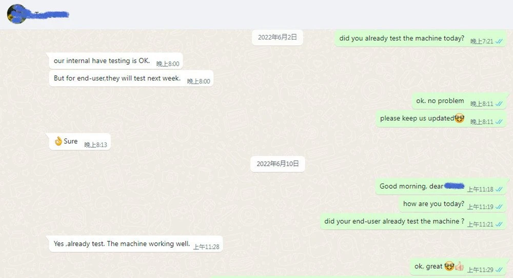 Customer review for turbine oil dehydration plant Customer review for turbine oil dehydration plant