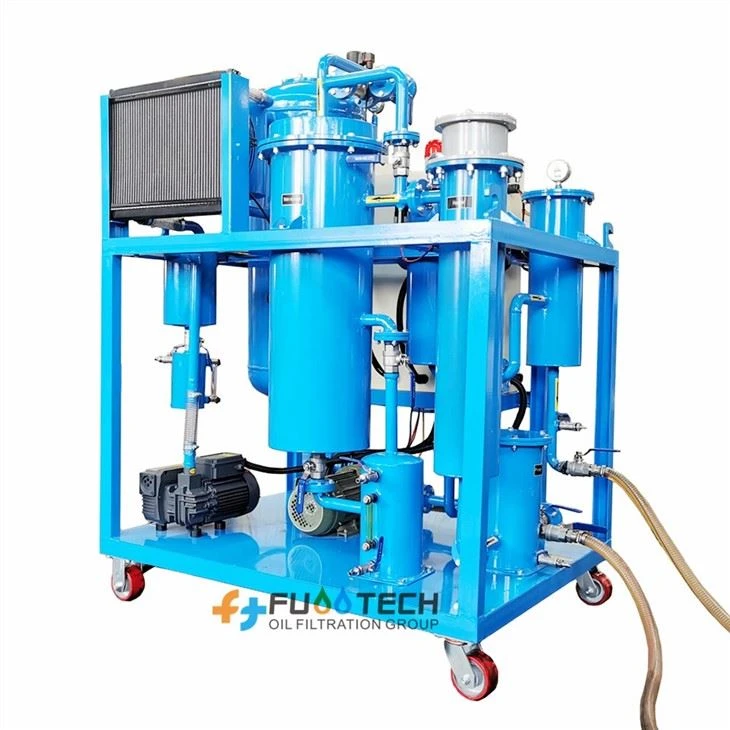 steam turbine lube oil purifier machine